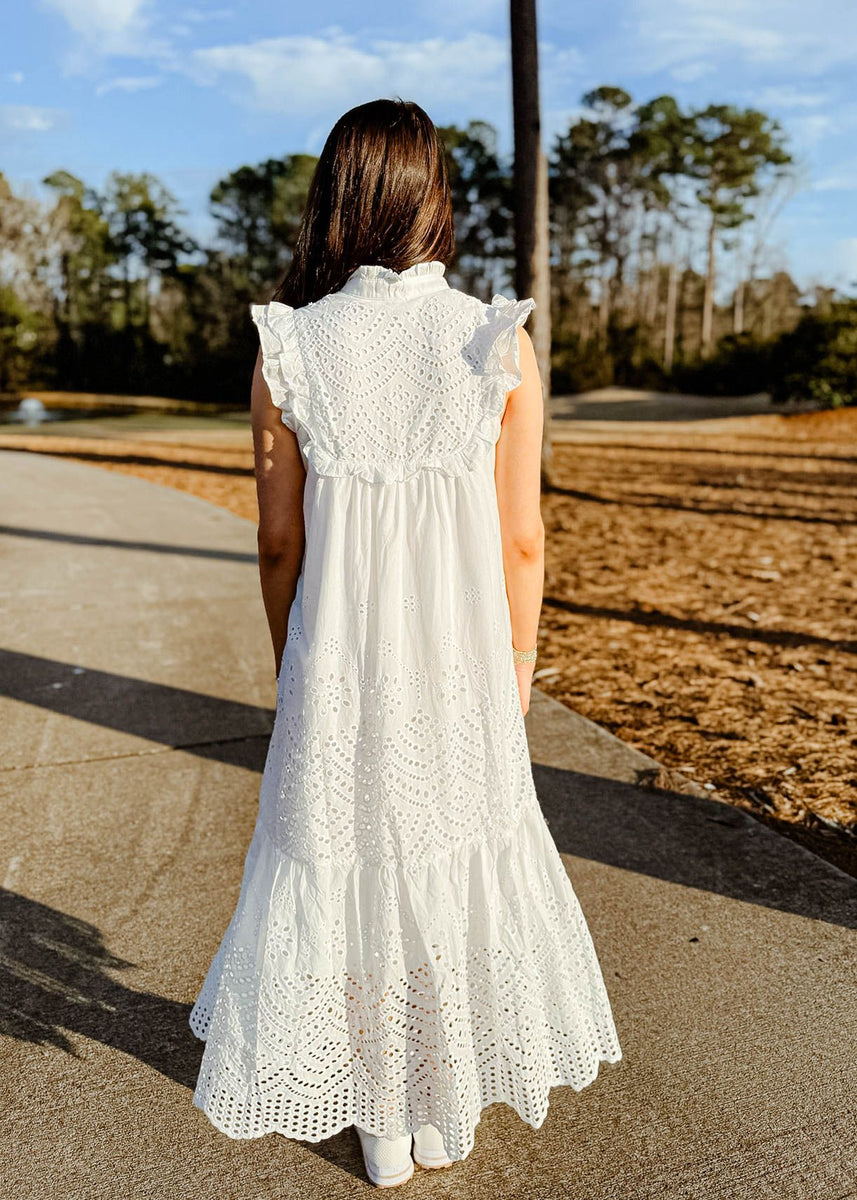 Parker Eyelet Maxi Dress