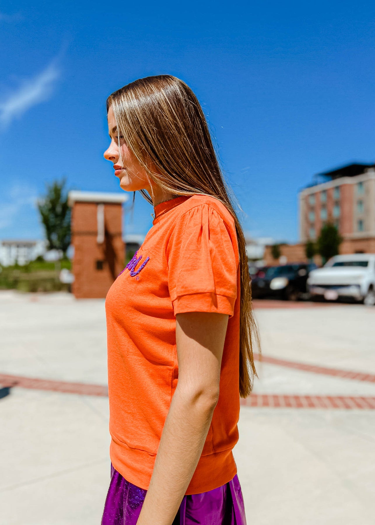 Top of The World Clemson Infield Cap with Tigers Script