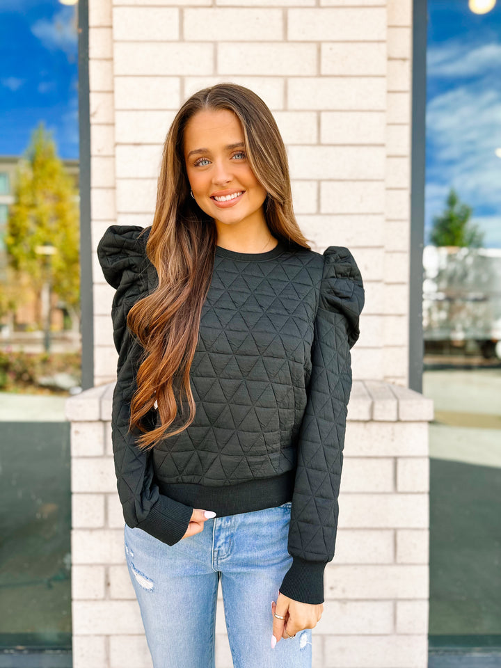 McKinley Quilted Pullover