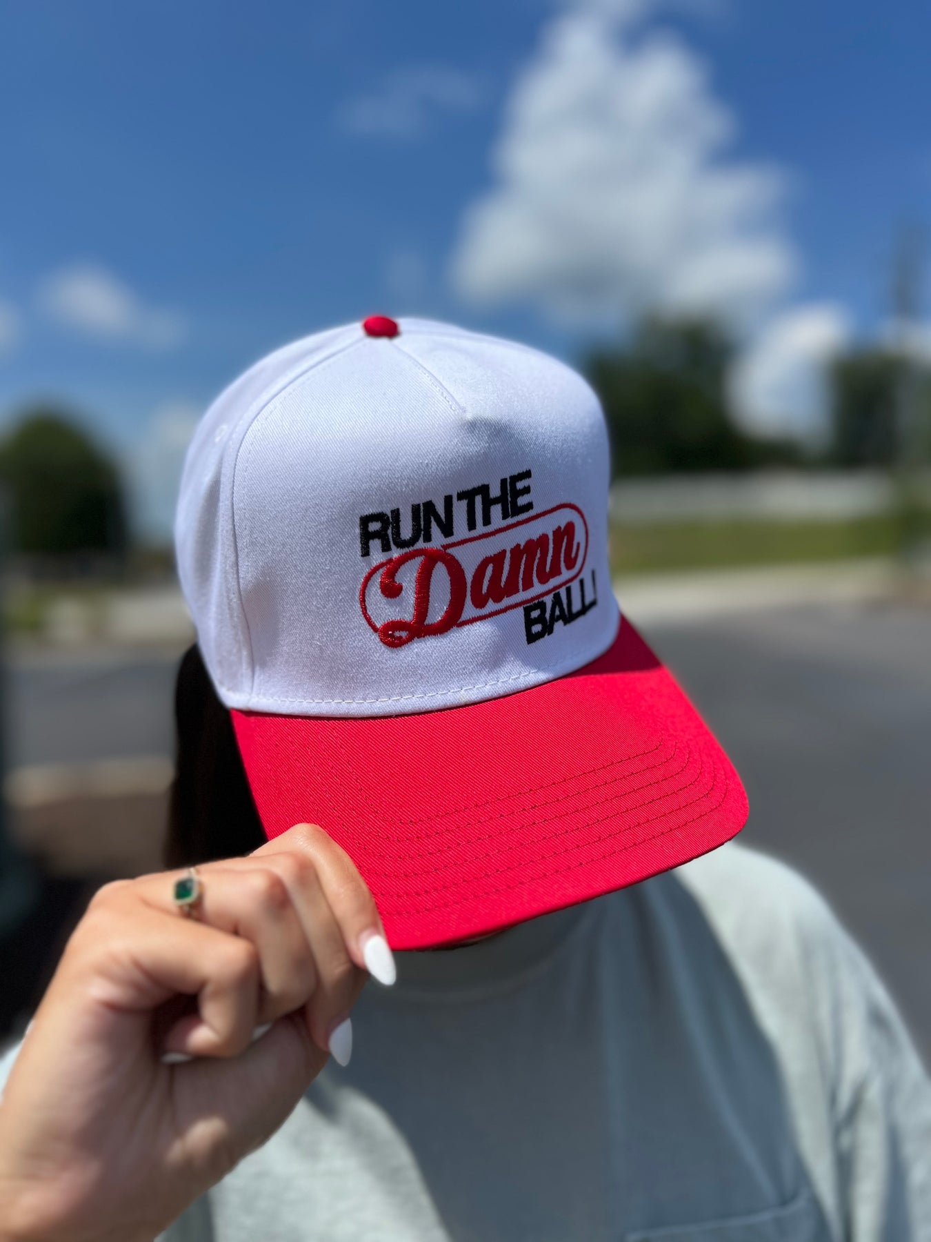 Run the Damn Ball Hat / Blue / Run the Damn Ball Dad Hat 