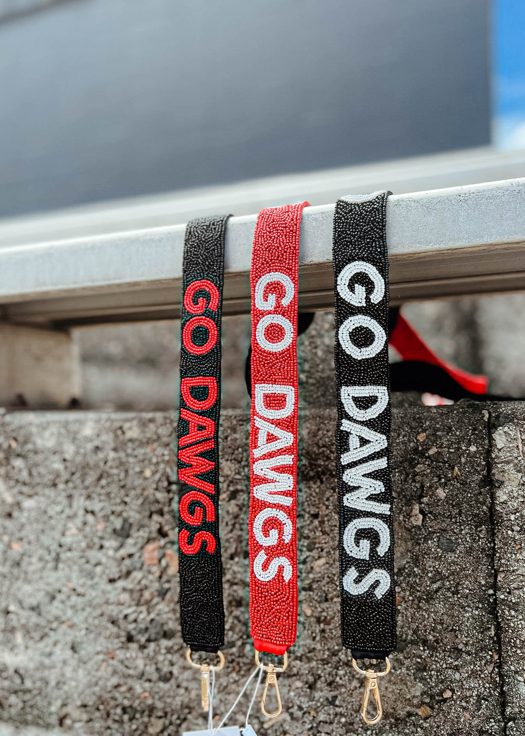 Go outlets Dawgs strap, beaded strap, Georgia Dawgs beaded Strap